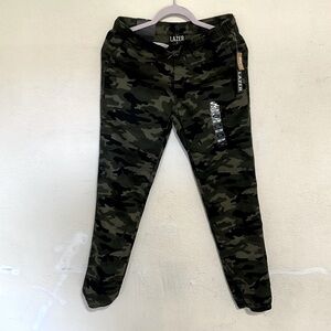 Camo jogger pants